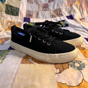 Quince Eco-Cotton Canvas Low Top Sneakers